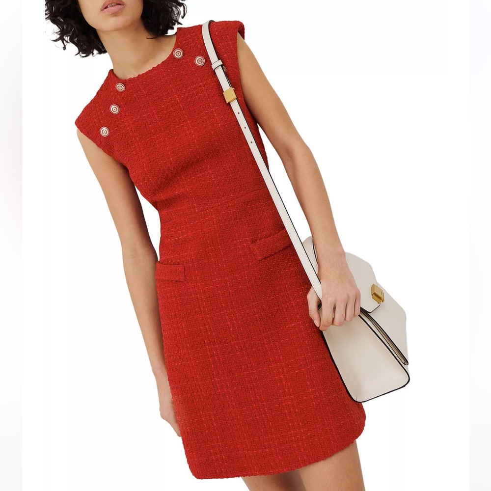 Marella | Calenda Tweed Fit and Flare Dress